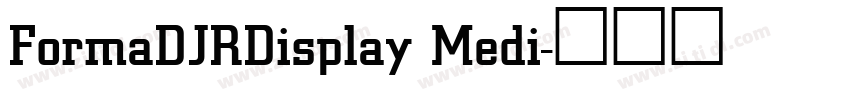 FormaDJRDisplay Medi字体转换